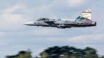 Saab grippen- Démonstration-File- Suédois
